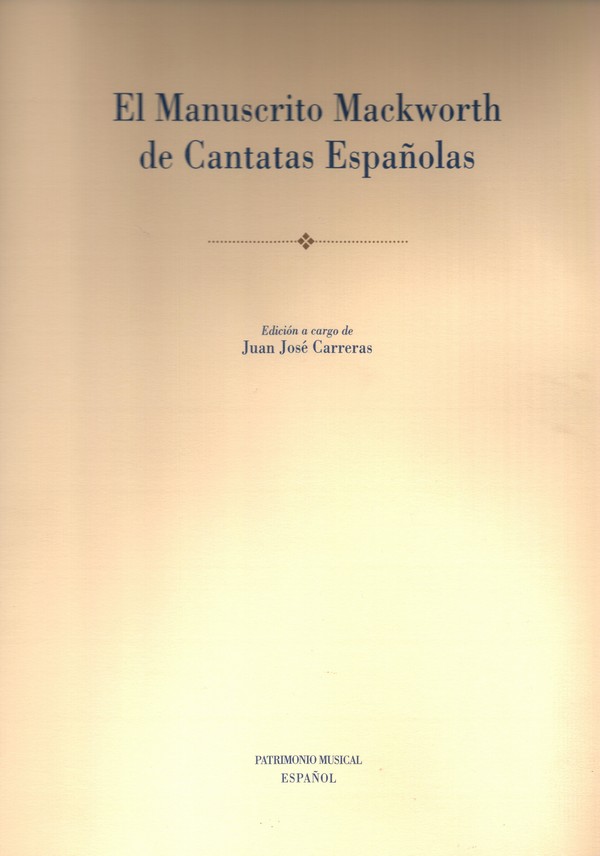 El Manuscrito Mackworth de Cantatas Españolas